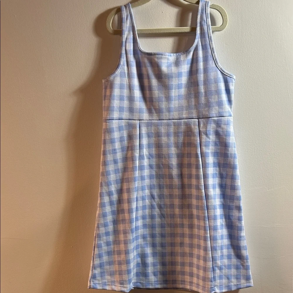 Old‎ Navy Light Blue Checkered Kids Dress